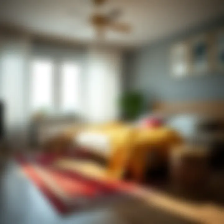 A curated selection of cleaning tools for rugs