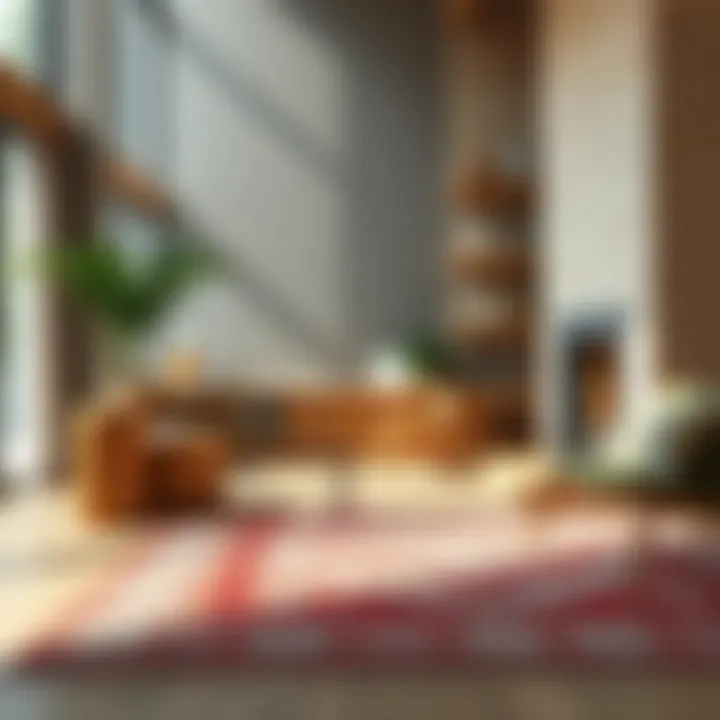 Post-cleaning area rug maintenance tips displayed visually