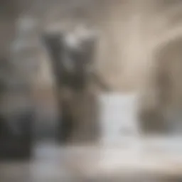 Spot cleaning technique on a carpet