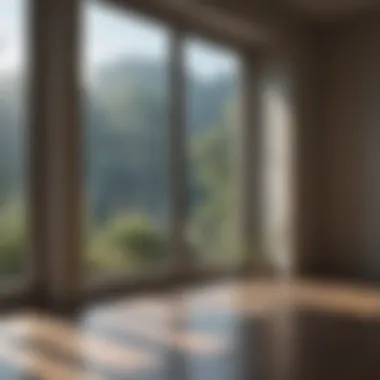 Transformation of Window Cleanliness Before and after comparison of a cleaned window