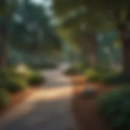 A serene park in one of Atlanta's affordable neighborhoods