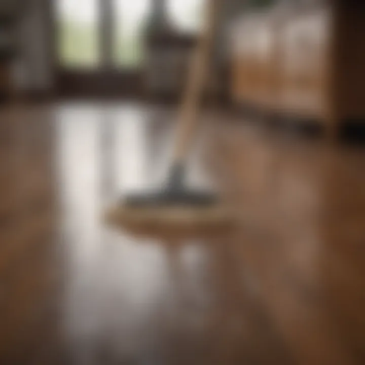 Proper techniques for mopping hardwood floors