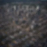 Aerial view of Austin's skyline showcasing diverse apartment buildings