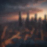 Overview of Chicago skyline