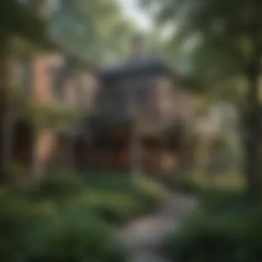 Historic Site in Downtown Atlanta Historic site in downtown Atlanta surrounded by lush greenery
