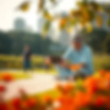 Family-Friendly Parks and Outdoor Activities Near Dallas Vibrant park with families enjoying outdoor activities and scenic trails