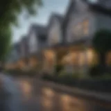 Charming residential street in Portland