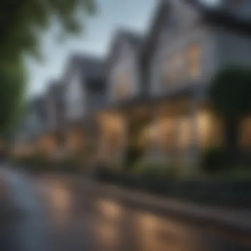 Charming residential street in Portland