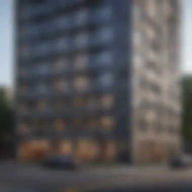 Modern Apartment Building in Portland Modern apartment building with amenities