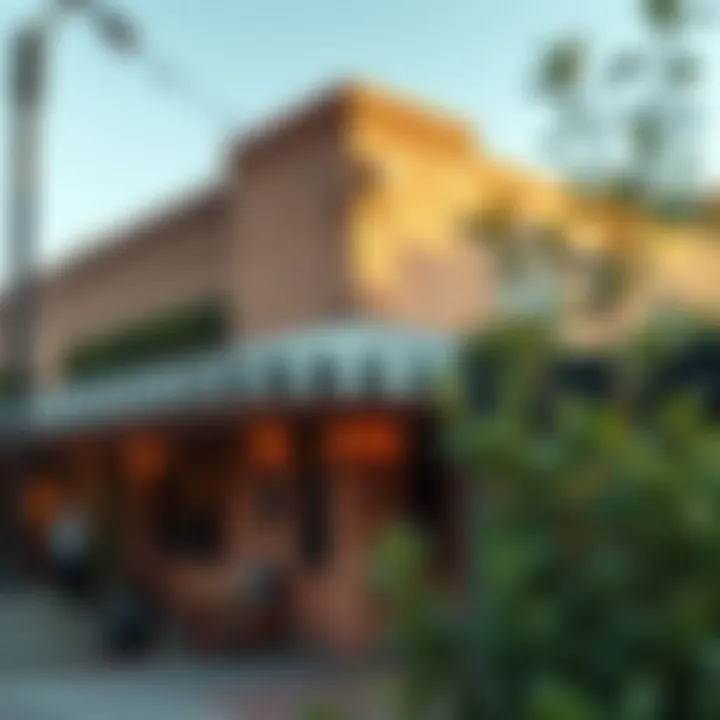 Local cafe in Bishop Arts District