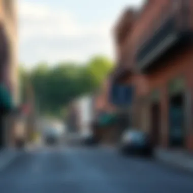 Vibrant street view of Bishop Arts District