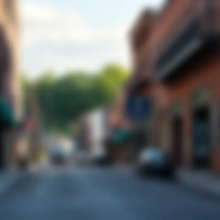 Vibrant street view of Bishop Arts District