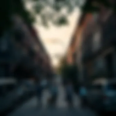 Community Spirit in Bronzeville Vibrant street view in Bronzeville highlighting community life