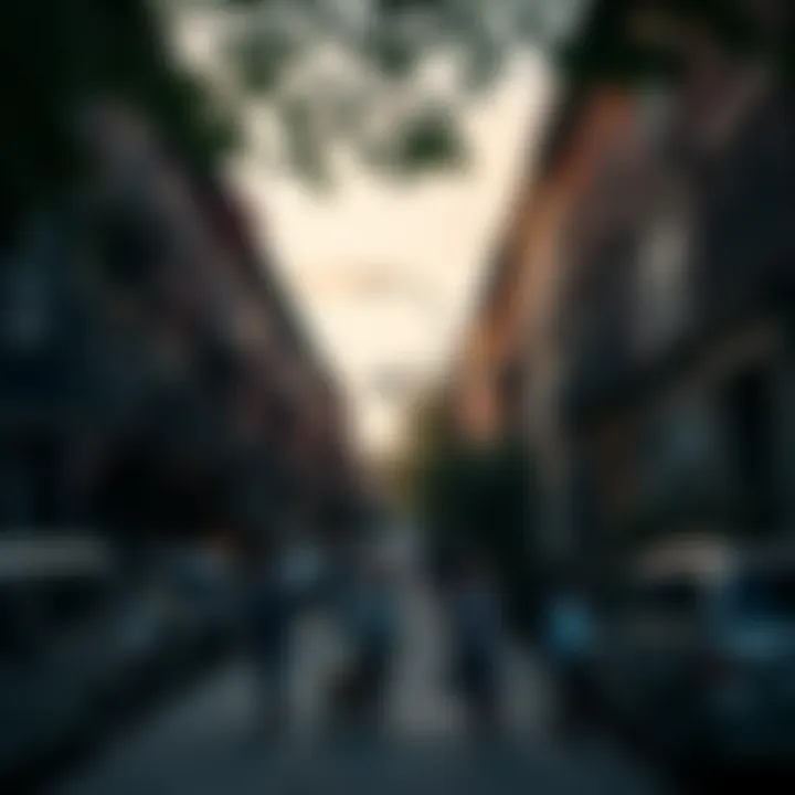 Community Spirit in Bronzeville Vibrant street view in Bronzeville highlighting community life