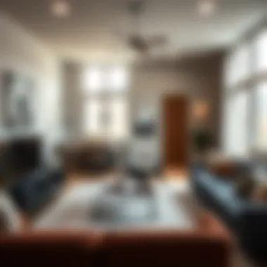 Contemporary Living in Bronzeville Modern rental apartment interior with stylish decor