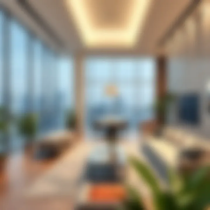 Comparison of residential and commercial spaces