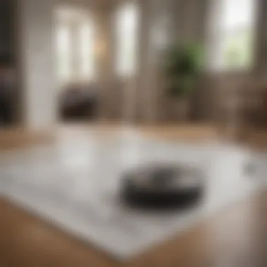 Measuring Room Dimensions with Precision Measuring tape on a floor plan showing room dimensions