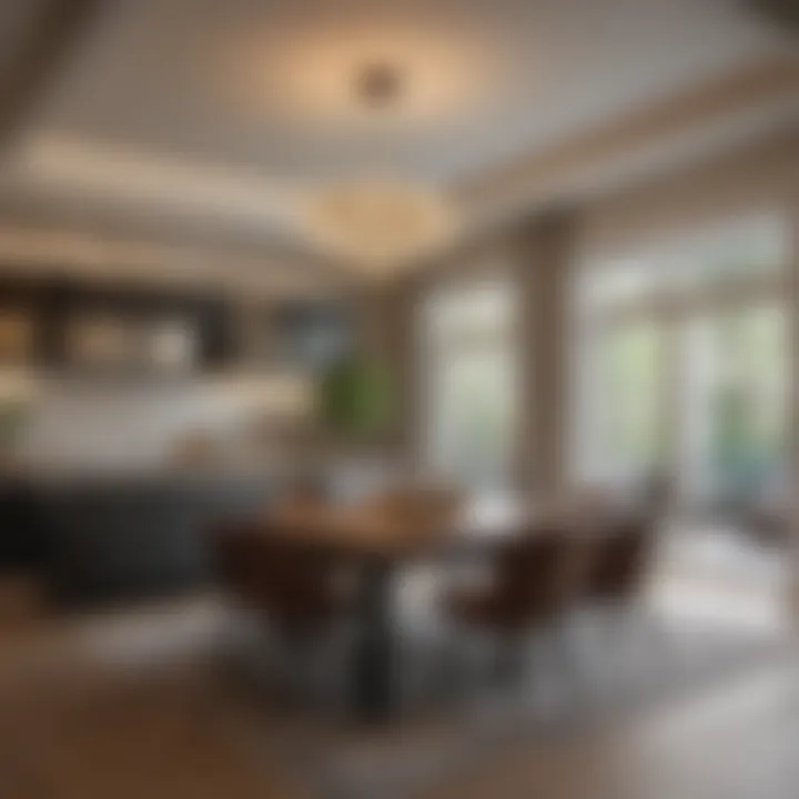 A well-arranged interior space