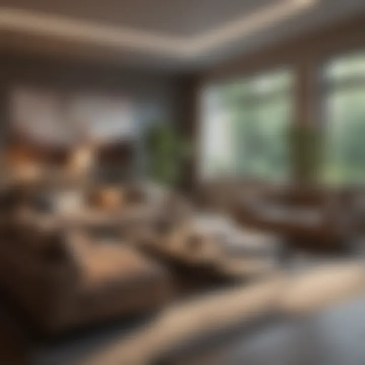 Diagram illustrating different room shapes