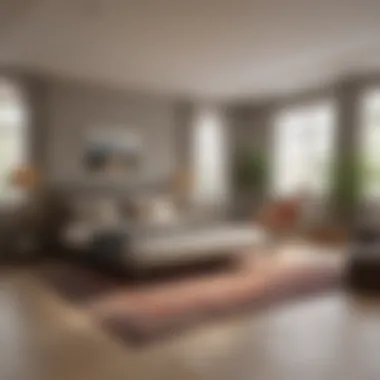 Graphical Overview of Square Footage Calculation Graphical representation of square footage calculation