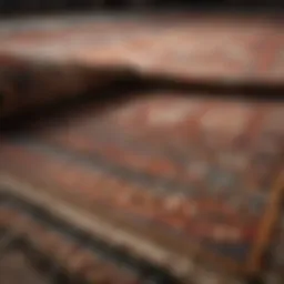 Elegant rug showing intricate patterns