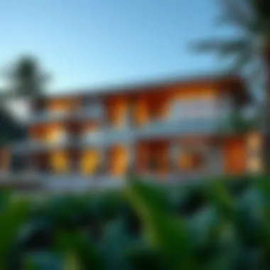 A luxurious home showcasing modern architecture