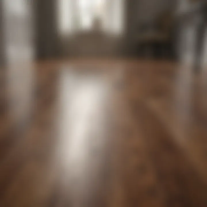 Maintaining laminate hardwood floor for longevity