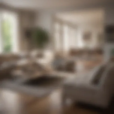 Fresh Living Room Atmosphere Dust-free living room with fresh air