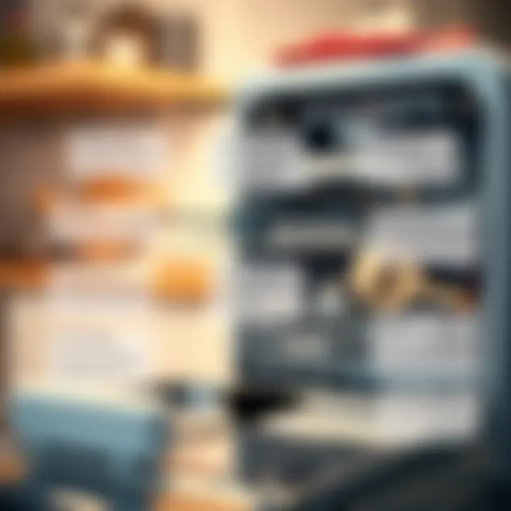 Common Issues and Solutions Diagram of common dishwasher issues and solutions