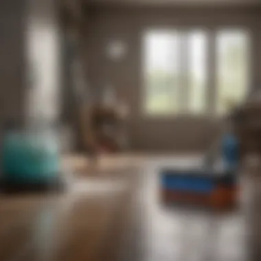 Essential Tools for Efficient Cleaning A variety of specialized cleaning tools and supplies