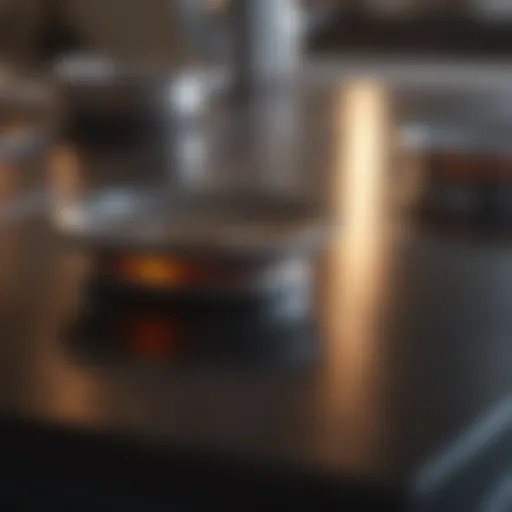 Shiny stovetop after cleaning