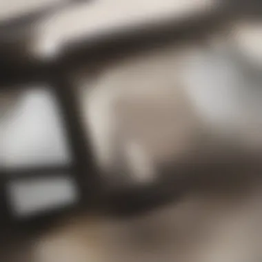 Before and after cleaning wooden blinds