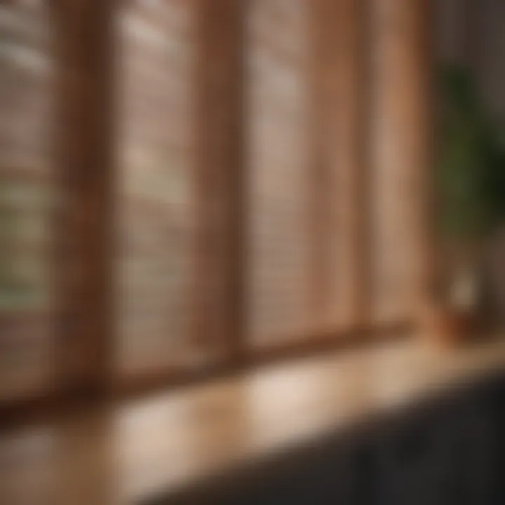 Proper technique for dusting wooden blinds