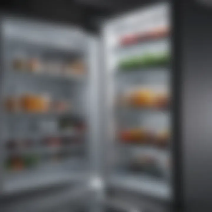 Before and after fridge cleaning transformation