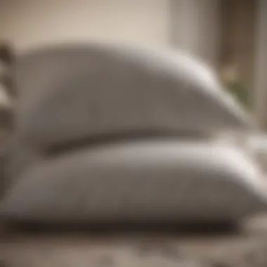 Essential Cleaning Materials for Pillows Essential cleaning materials arranged neatly