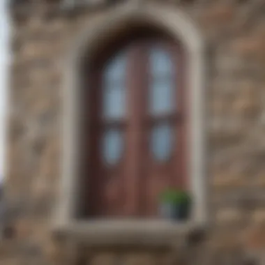 Architectural details of a historic building in Manayunk