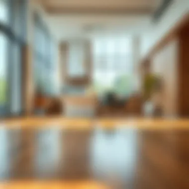 The Beauty of Laminated Surfaces Well-maintained laminate flooring showcasing its shine