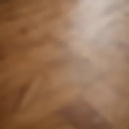 Close-up of a beautifully maintained parquet floor showcasing its intricate patterns