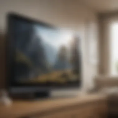 Image showing common mistakes in TV screen cleaning