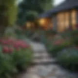 Well-maintained garden showcasing seasonal blooms