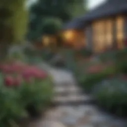 Well-maintained garden showcasing seasonal blooms