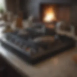 A pristine countertop stove showcasing the beauty of clean surfaces