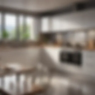 Sparkling Kitchen Surfaces Freshly cleaned kitchen with sparkling surfaces