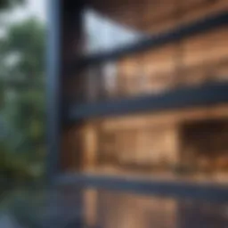 Modern rental property showcasing unique architecture