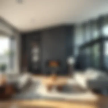 Contemporary Interior Design Stylish interior showcasing contemporary design elements