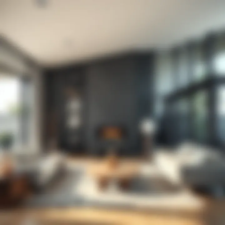Contemporary Interior Design Stylish interior showcasing contemporary design elements