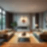 A modern living room showcasing potential rental appeal