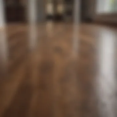Techniques for maintaining laminate wood shine
