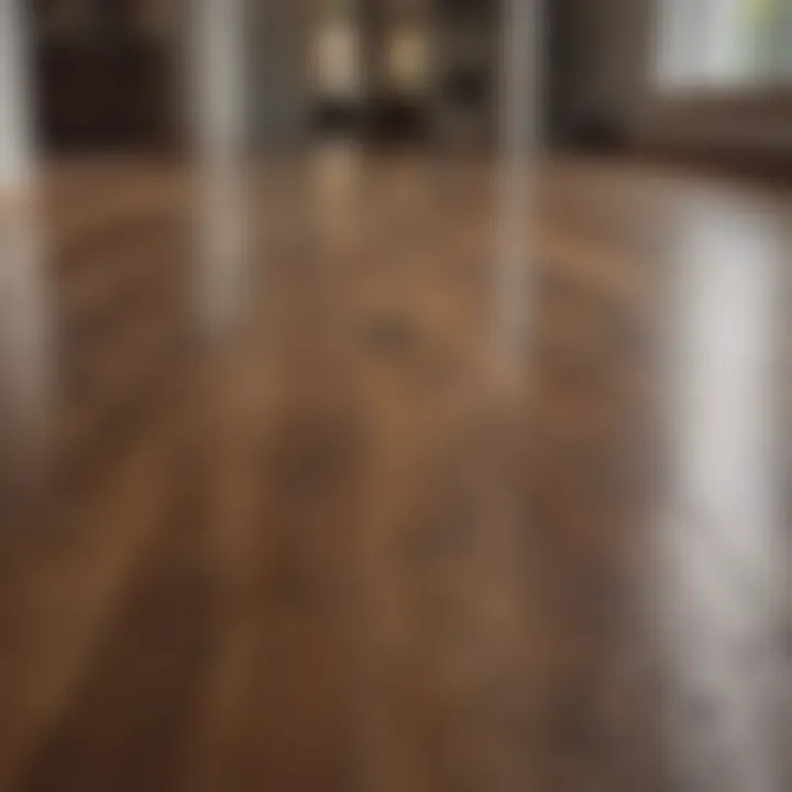 Techniques for maintaining laminate wood shine
