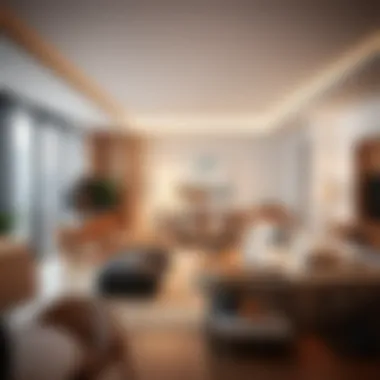 Interior Elegance of Denny Terrace Apartments Luxurious interior featuring modern furnishings in a Denny Terrace apartment